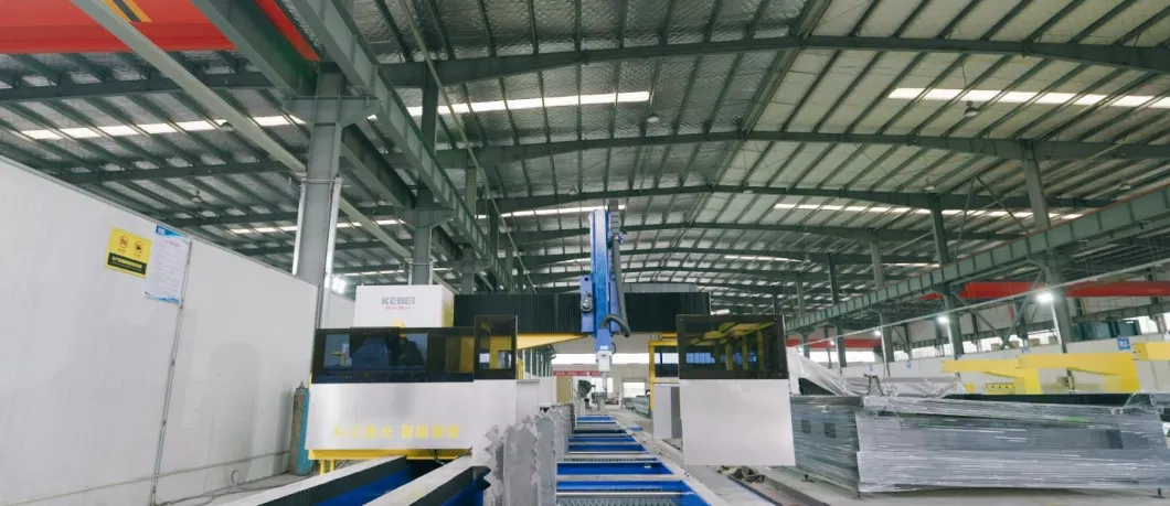 Gantry Fiber Laser Metal H Beam Steel Cutting Machine Safe And Efficiency 20kw And 12kw Cut Stainless Steel 2