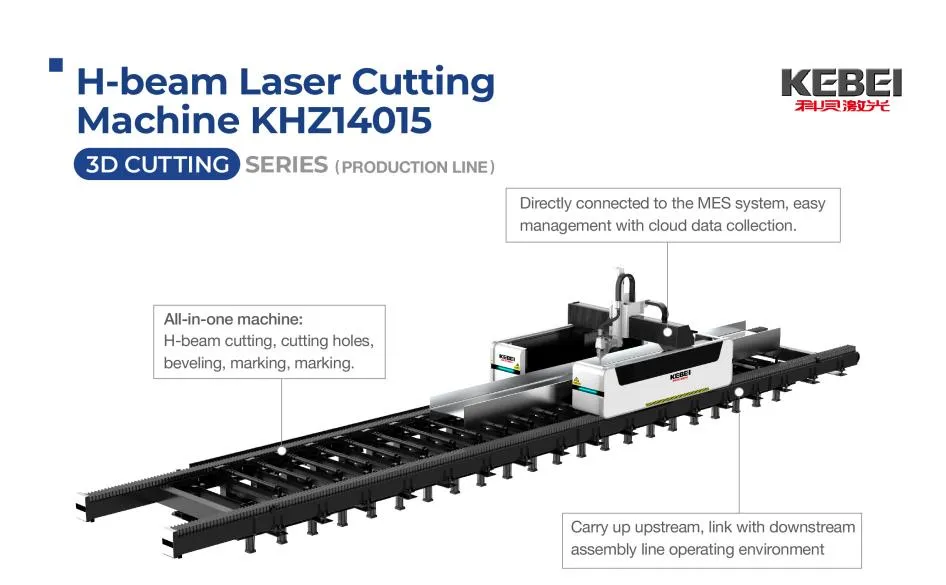 H Beam Laser Cutting Machine Supports Various Lap Form Beveling Processes 1