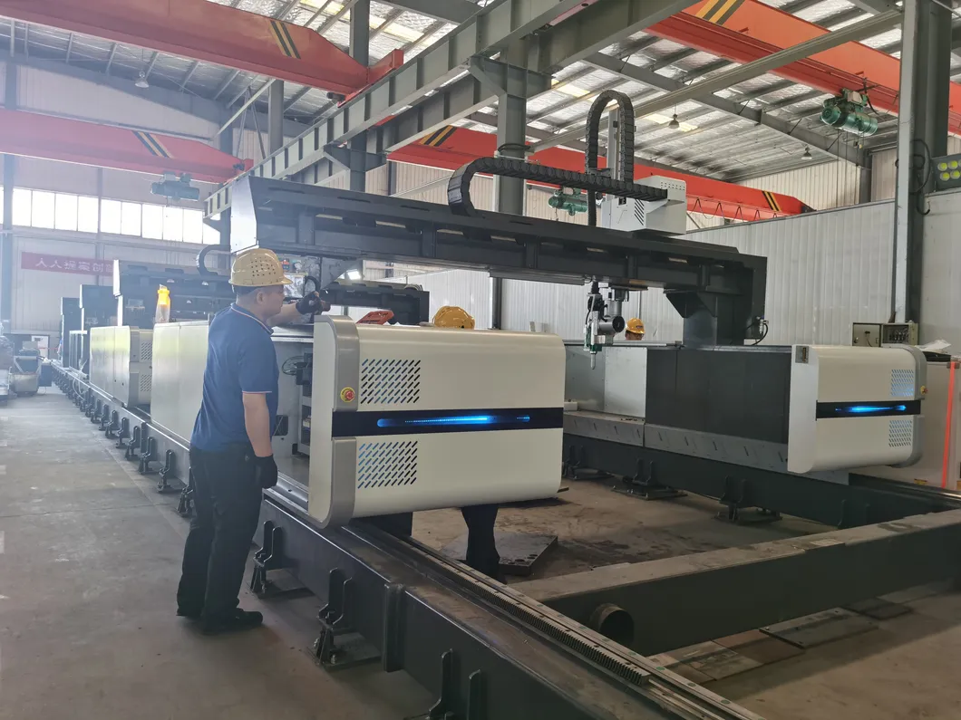 H Beam Laser Cutting Machine Supports Various Lap Form Beveling Processes 3