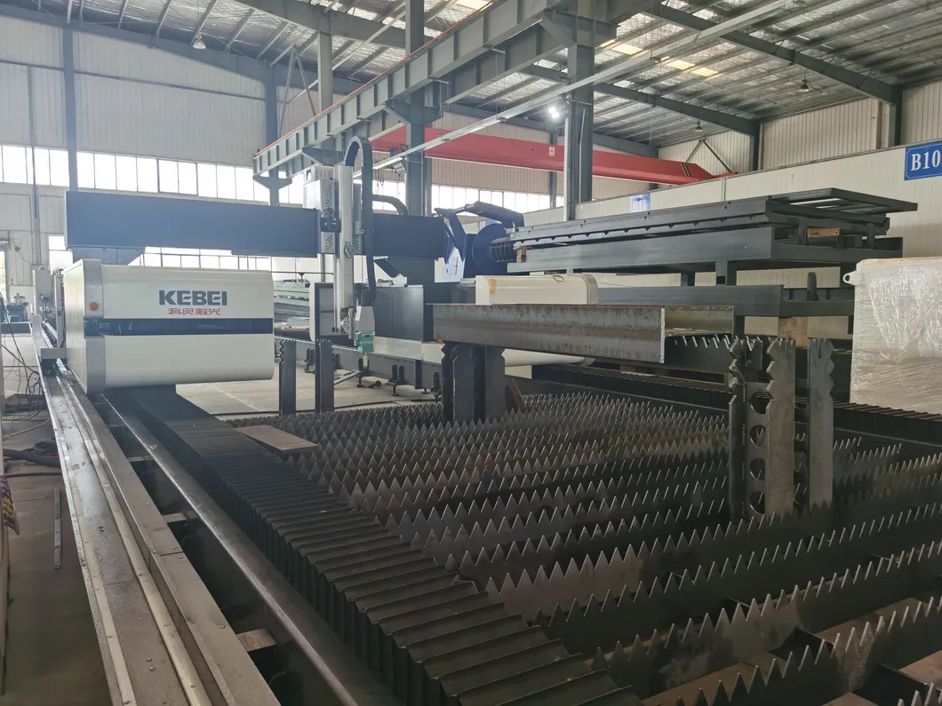 Powerful H Beam Laser Cutting Machine with 1000mm Max Cutting Width AC380V 50Hz Power Supply 4