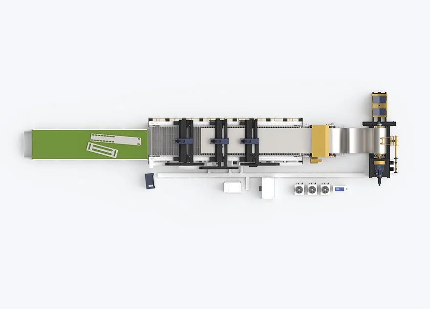 380V/50HZ Power Specifications Multi Beam Winding Laser Machine With BOCHU Control System And Fiber Laser 2